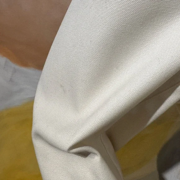 Vntg LONDON FOG Cream Belted Trench - Picture 14 of 14